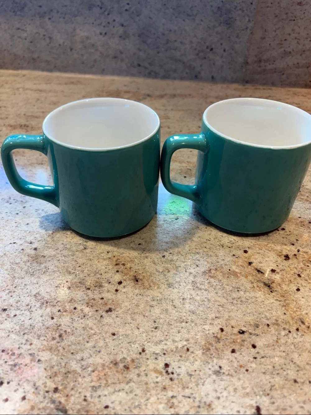 NEW Starbucks Teal Ceramic Mugs  - Set of 2 💥